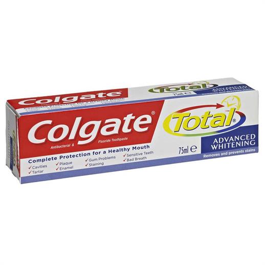 COLG TOTAL ADV WHITE 75ml T/PASTE - CTS Dental Supplies