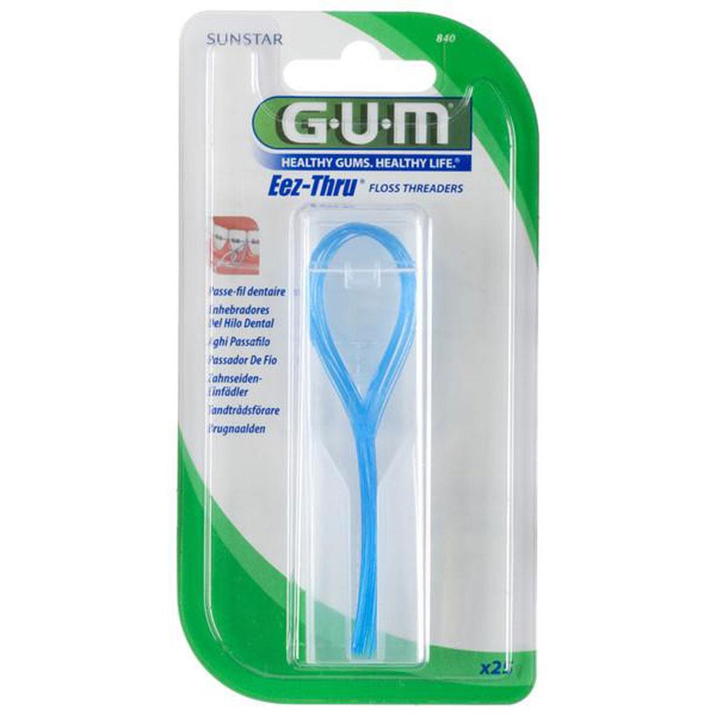 GUM EEZ THRU FLOSS THREADERS 25 PK - CTS Dental Supplies